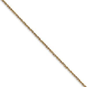 1.1mm, 14k Yellow Gold, Ropa Chain Necklace, 20 Inch